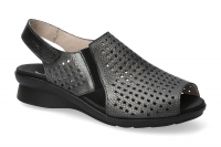 chaussure mephisto sandales polka gris foncé